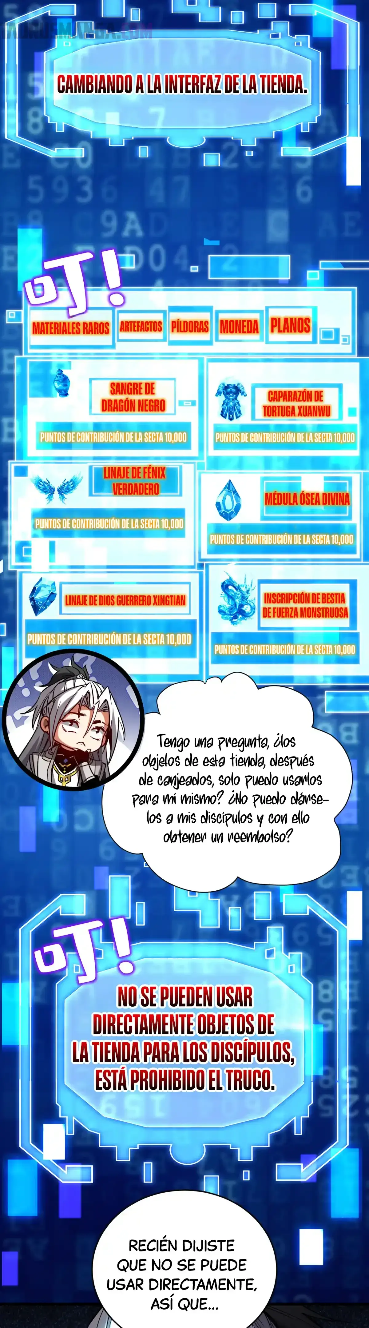 Mientras mis discípulas se matan, yo me relajo! > Capitulo 139 > Page 151